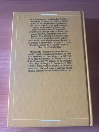 Libro: Memorias de Adriano