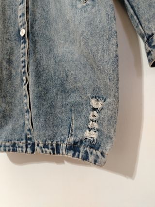 Abito in denim con strass regolabile