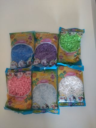 Perline Hama da stirare 1000 pezzi ciascuno, nuovi