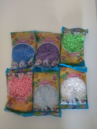 Perline Hama da stirare 1000 pezzi ciascuno, nuovi