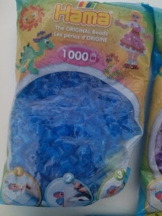 Perline Hama da stirare 1000 pezzi ciascuno, nuovi