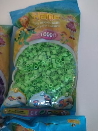 Perline Hama da stirare 1000 pezzi ciascuno, nuovi