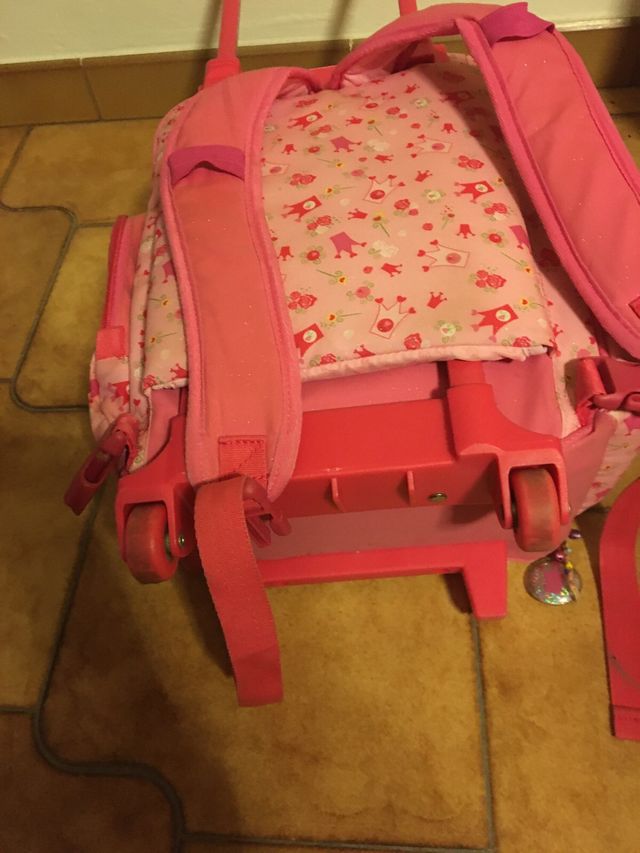 Zaino trolley bimba rosa Diddl