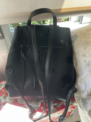 Mochila Desigual Mickey Mouse Negra Grande