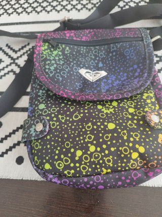 Bolso Roxy Negro Multicolor