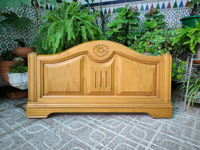 Cama juvenil madera 105 cm con colchon