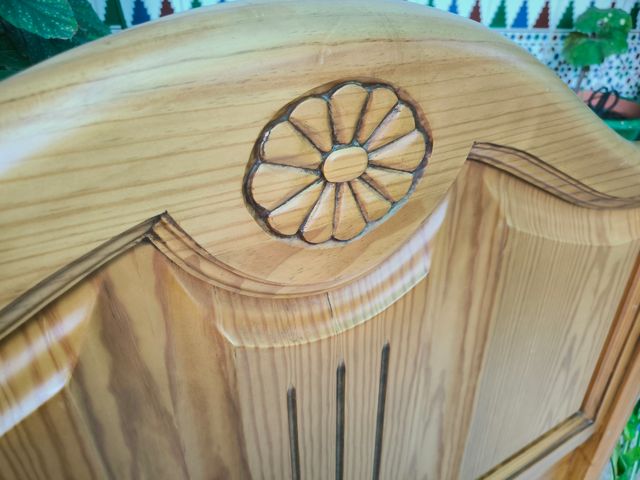 Cama juvenil madera 105 cm con colchon