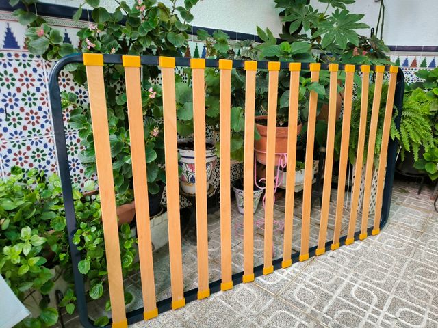 Cama juvenil madera 105 cm con colchon