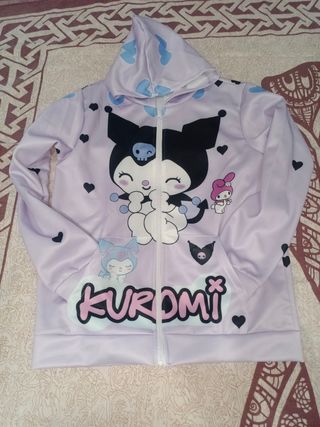 Sudadera Kuromi Morada Talla M