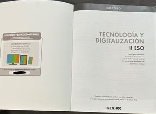Tecnología y Digitalización II ESO. Libro del e...