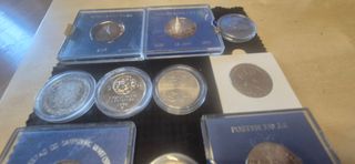 Colección 10 monedas de 5 Kr conmemorativas Norueg