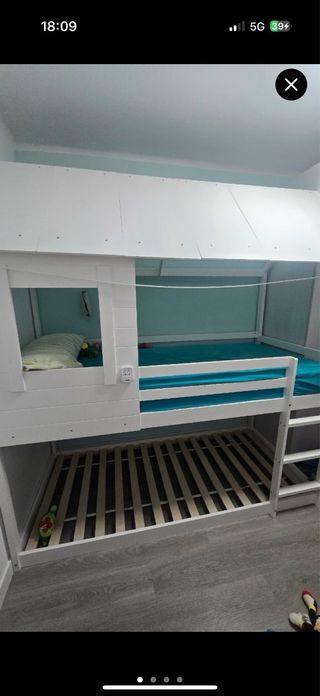 Cama casa infantil