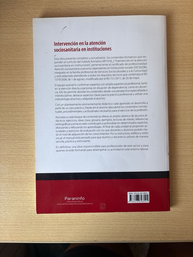 Intervención en la atención sociosanitaria en i...