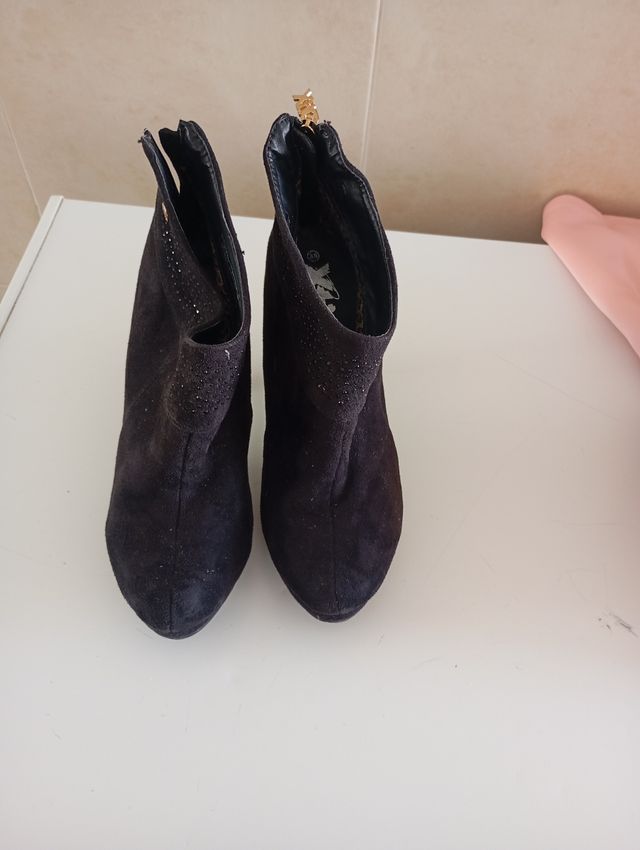 Botines de fiesta negros