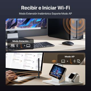 ✨ - Tenda adaptador WiFi AX900 doble banda