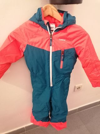 Traje de nieve Wedze naranja y azul