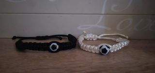 Bracciali con pallina da calcio