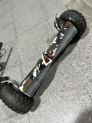 Hoverboard con Silla Azul y Bolsa