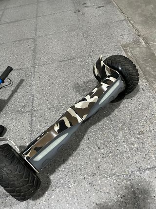 Hoverboard con Silla Azul y Bolsa