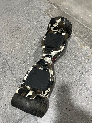 Hoverboard con Silla Azul y Bolsa