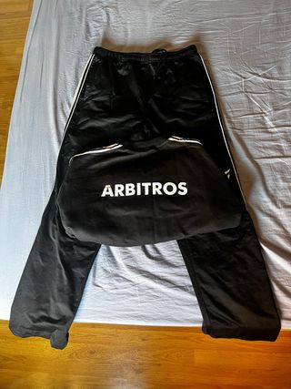 Chándal de Árbitro Negro