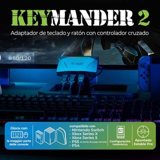 Adaptador Teclado y Ratón Kaliber Gaming XBOX/PS4