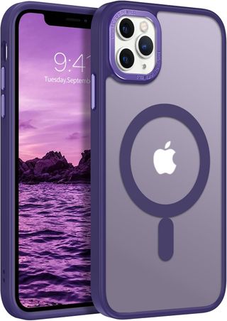✨ - Funda magnética mate resistente para iPhone