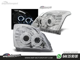 FAROS DELANTEROS OJOS DE ANGEL PARA TOYOTA LAND CRUISER FJ120