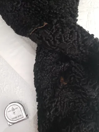 Chaquetón Astrakan Negro