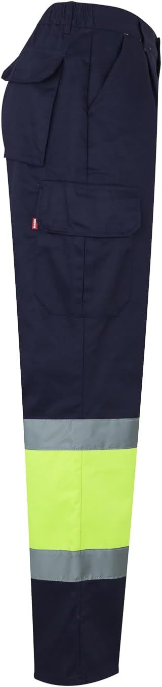 ✨ - VELILLA pantalón bicolor multibolsillos alta
