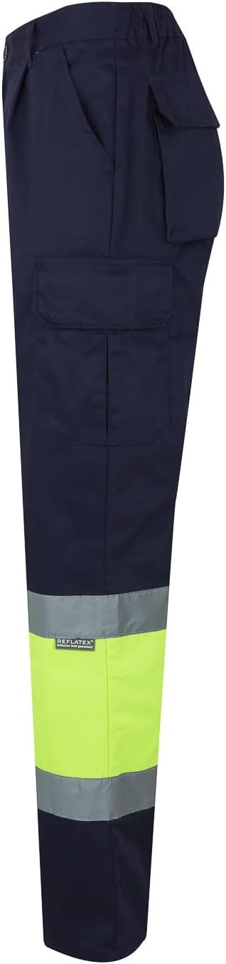 ✨ - VELILLA pantalón bicolor multibolsillos alta