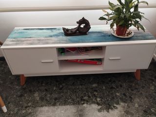 Mueble TV Blanco