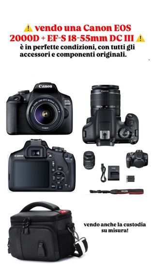 Canon EOS 2000D + EF-S 18-55mm DC III