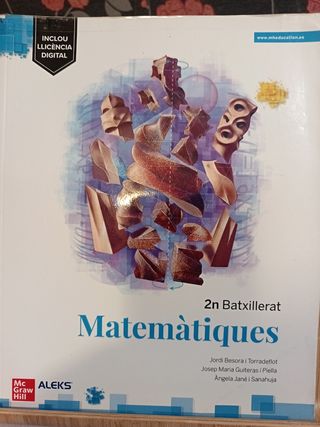 Matemàtiques 2n Batxillerat