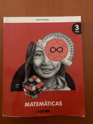 libro Matemáticas 3º ESO, Oxford Geniox
