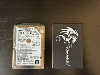 HGST 1TB HDD + SSD 128GB