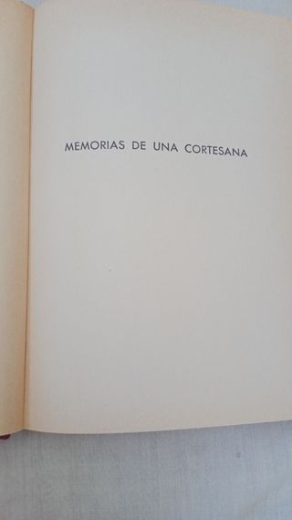 Memorias de una Cortesana 