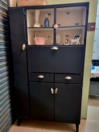 Armario Cocina Vintage Negro