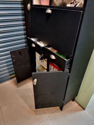 Armario Cocina Vintage Negro