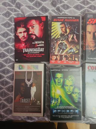 Películas VHS: Training Day, Blade Runner, Sphere
