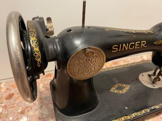 Maquina de coser Singer antigua para decoracion