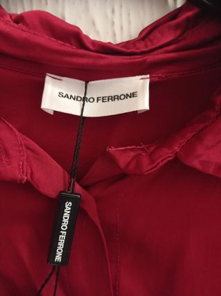Camicia Sandro Ferrone donna rossa