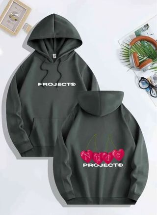 Sudadera Nude Project Gris con Capucha