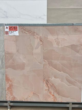 Azulejo Porcelánico Rosa 60x120