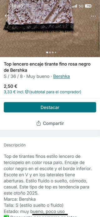 Lote Ropa Mujer Talla S vestidos camisetas falda 