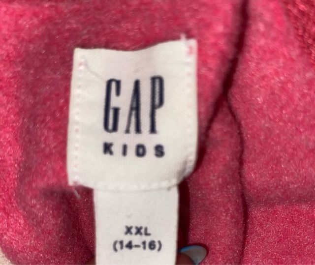 Chaqueta GAP niña rosa con cremallera