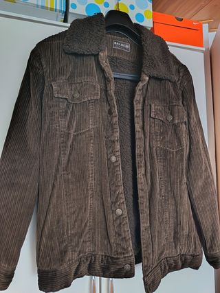 Chaqueta Pana Marrón Hao Jie Talla L Hombre
