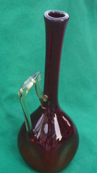  Botella decorativa vintage 33cm y 10x10 cm