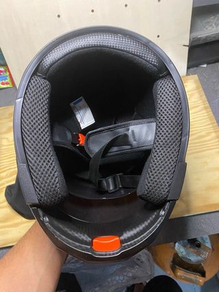 Casco modular ORZ Helmets Talla L Negro brillo 