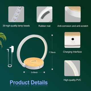 Lámpara LED con cargador inalámbrico